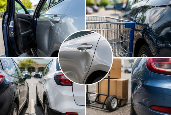 Professional paintless dent removal service repairing vehicle dents in St. Lucie County, Florida